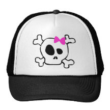 Crâne Girly Casquettes De Camionneur