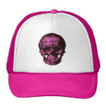 Crâne rose casquette de camionneur