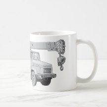 Crane Truck Mugs