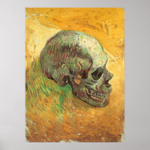 Crâne, Vincent van Gogh, art vintage d'impressioni Posters