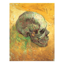 Crâne, Vincent van Gogh, art vintage d'impressioni Invitation