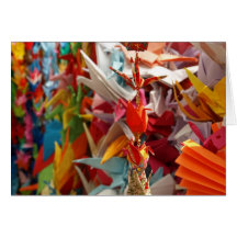 Cranes for Peace Greeting Card