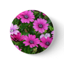 Cranesbill Geranium (Pink Flowers) Button