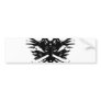 Crankset and Crossbones - black Bumper Sticker