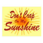 Crap on Sunshine Postcard