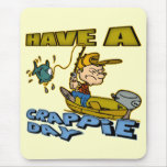 Crappie Day Fishing T-shirts and Gifts Mousepad