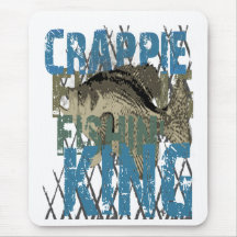 Crappie Fishin' King Mouse Pad