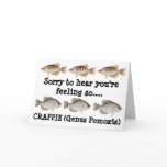Crappie Get Well Card