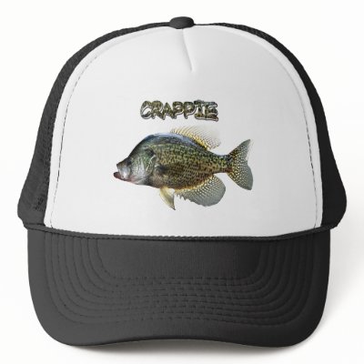Crappie Mesh Hats by bigfishead