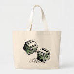 Craps Dice High Roller Gambling Canvas Bag
