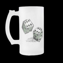 Craps Dice High Roller Gambling mugs