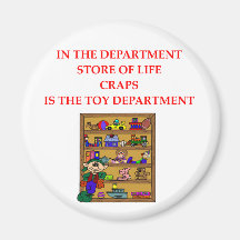 CRAPS shooter Refrigerator Magnets