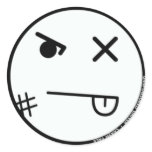 Crash Face #1 Sticker