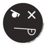 Crash Face #2 Sticker