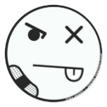 Crash Face #3 Sticker