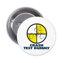 CRASH TEST DUMMY - bike Button
