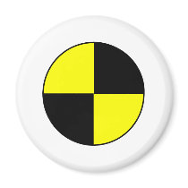 Crash Test Refrigerator Magnets