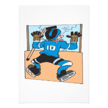 Crashing Into The Boards Custom Announcement