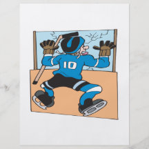 Crashing Into The Boards Flyers