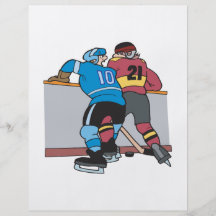 Crashing Into The Boards Full Colour Flyer