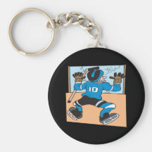 Crashing Into The Boards Key Chain