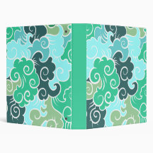 Crashing Surf 3 Ring Binder