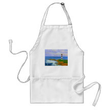 Crashing Waves by Lighthouse, Apron
