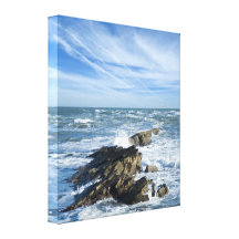 Crashing Waves on Wrap Canvas Gallery Wrapped Canvas