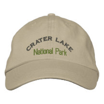 Crater Lake National Park Embroidered Hats