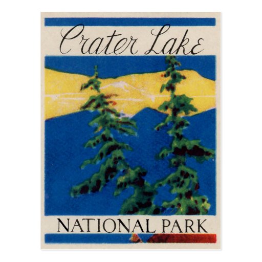 Crater Lake National Park Post Card