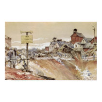 Craters at Ham-Saint-Quentin posters