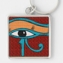 cravate conçue par influence égyptienne porte-clef
