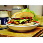Crawfish And Boudan Pobay Sandwich Photo Sculptures