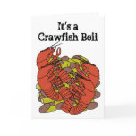 Crawfish Boil Invitations Greeting Card