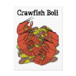 Crawfish Boil Invitations Post Cards