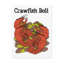 Crawfish Boil Invitations Post Cards