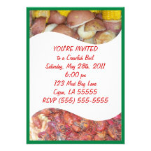 Crawfish Boil Party Invitation