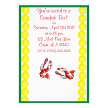 Crawfish Boil Party Invitation