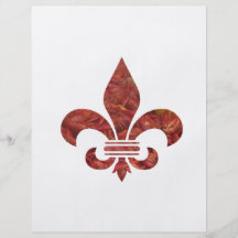 Crawfish Fleu de Lis Flyer Design