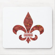 Crawfish Fleu de Lis Mousepad