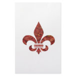 Crawfish Fleu de Lis stationery