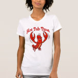 Crawfish Hot Tub Time Tee Shirts