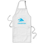 crawfish's silhouette (Light blue) エプロン