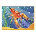 Crayfish Greeting Card