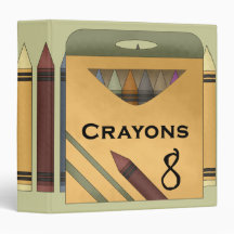 Crayon Artist Avery Binder