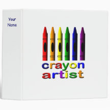 Crayon Artist Binder