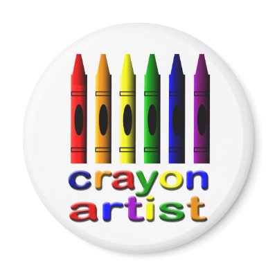 Crayon Artist Magnet by windyone