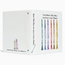 Crayon Clarinets Binders