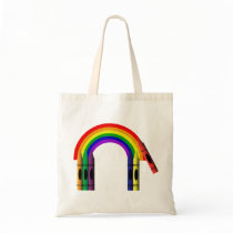 Crayon Colour a Rainbow Tote Bag