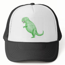 Crayon Dinosaur Mesh Hats